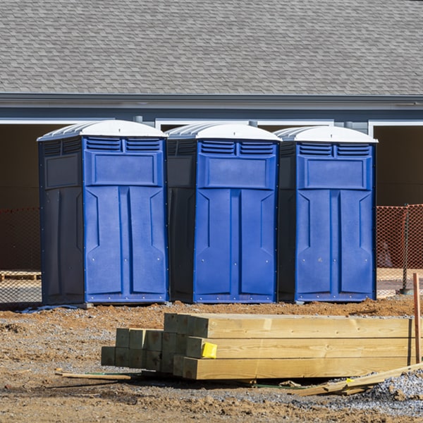 what is the cost difference between standard and deluxe portable restroom rentals in Saxon West Virginia